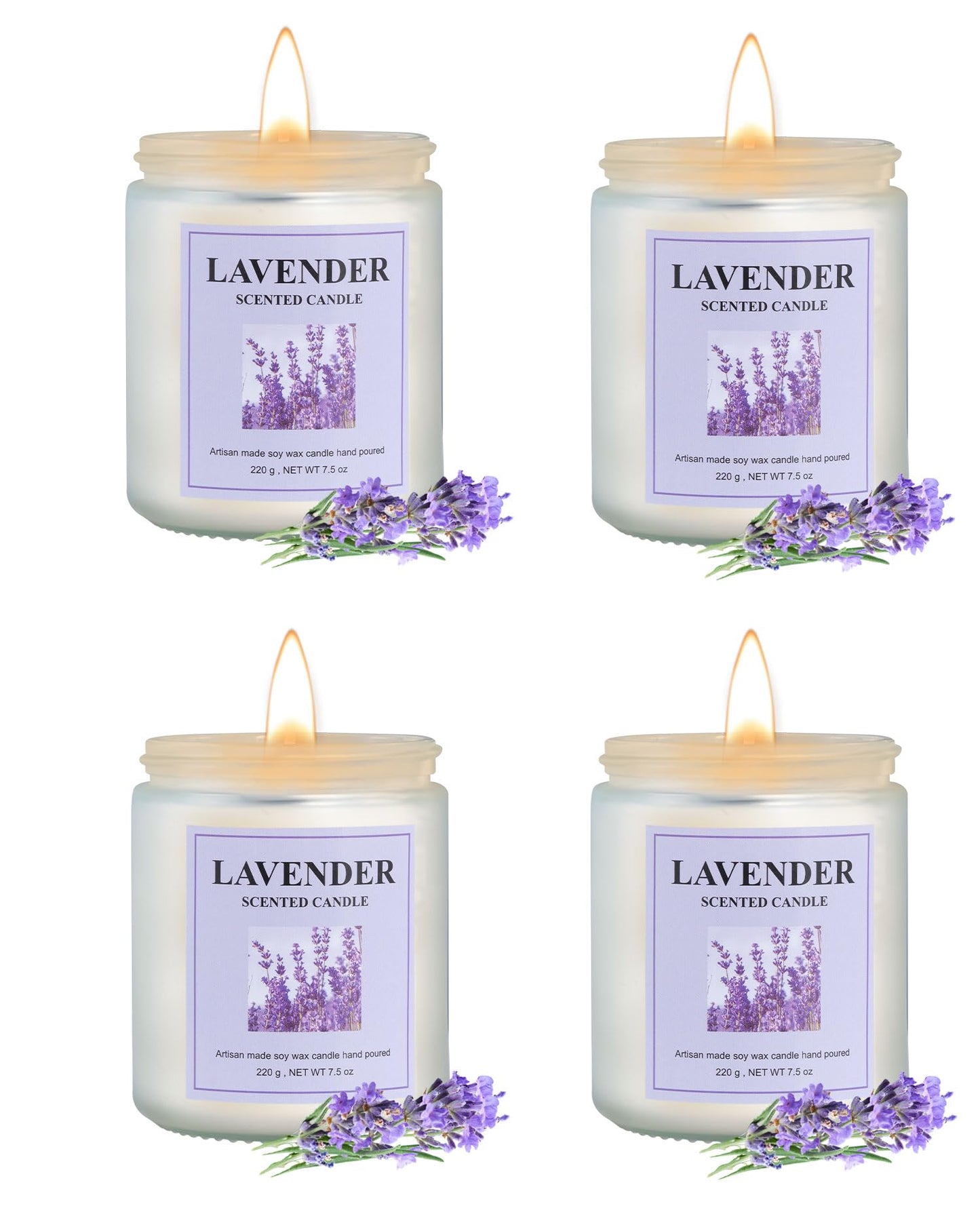 Lavender Aromatherapy Soy Candle Set