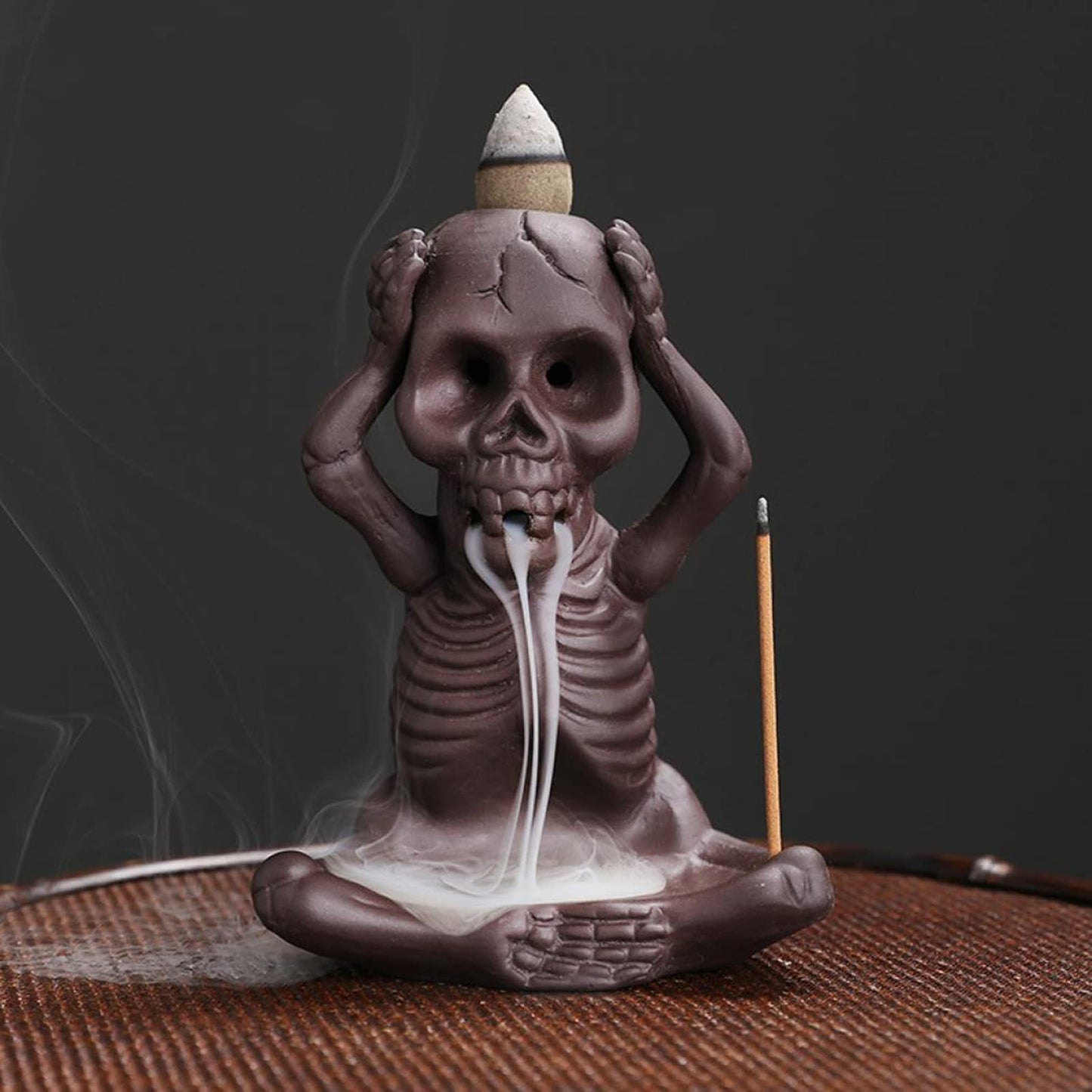Skull Backflow Incense Burner