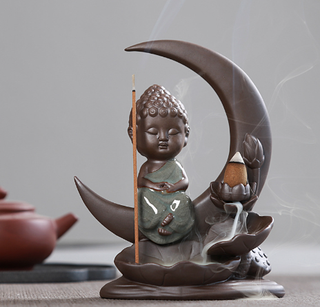 Ceramic Zen Backflow Incense Burner
