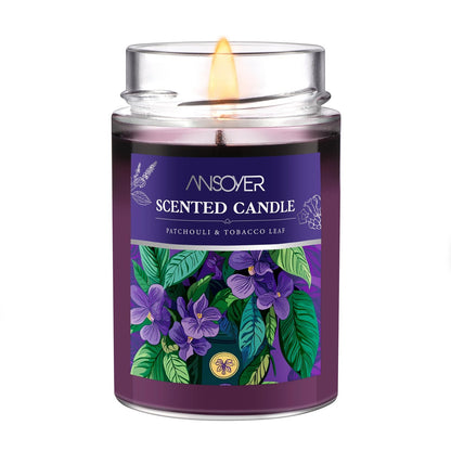 Patchouli Tobacco Leaf Soy Candle