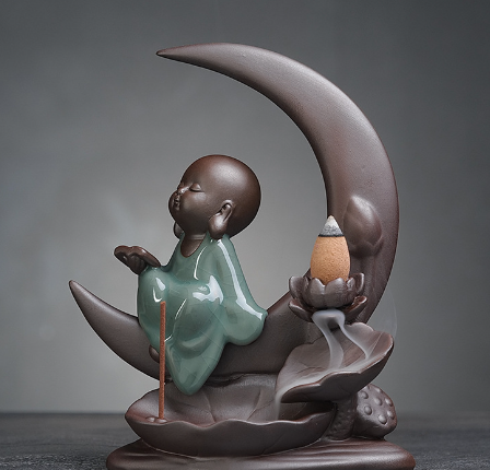 Ceramic Zen Backflow Incense Burner