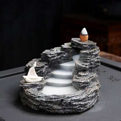 Decorative Backflow Incense Burner Tower