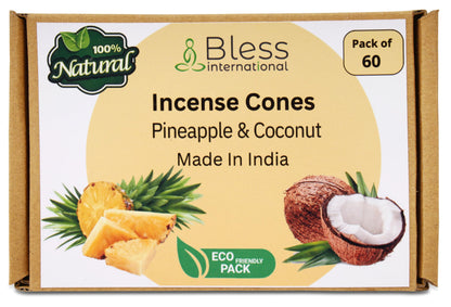 Pineapple Coconut Incense Cones Handmade