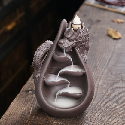 Chinese Dragon Backflow Incense Burner