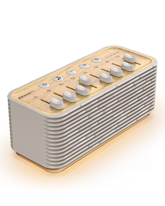 White Noise Sleep Machine Bluetooth Speaker Night Light