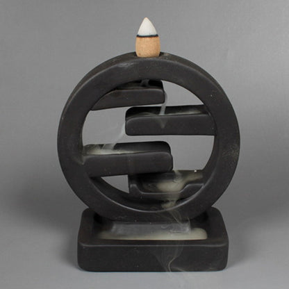 Minimalist Ceramic Backflow Incense Burner