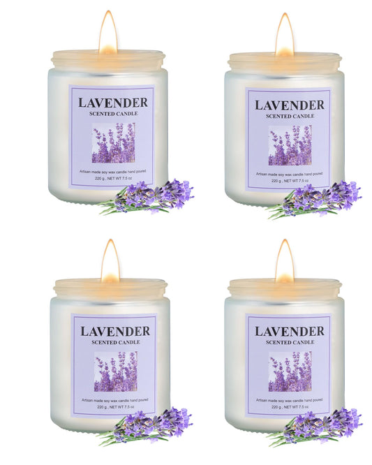 Lavender Aromatherapy Soy Candle Set