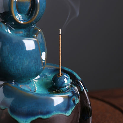 Ceramic Cosmic Backflow Incense Burner