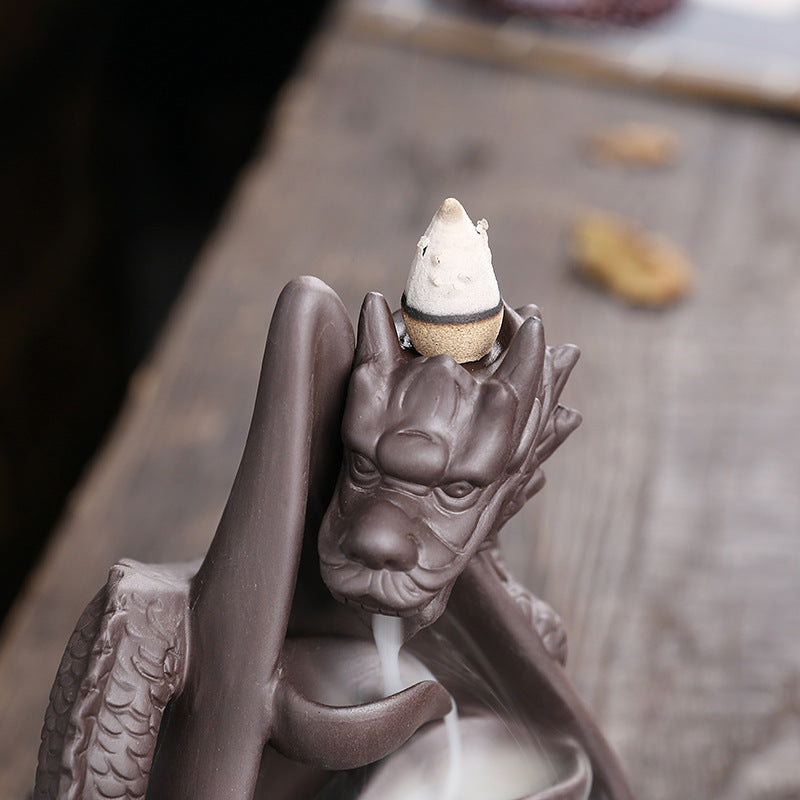 Chinese Dragon Backflow Incense Burner
