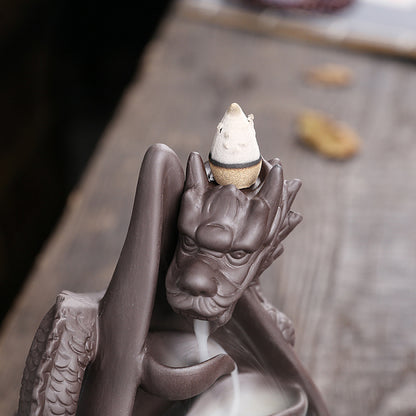 Chinese Dragon Backflow Incense Burner