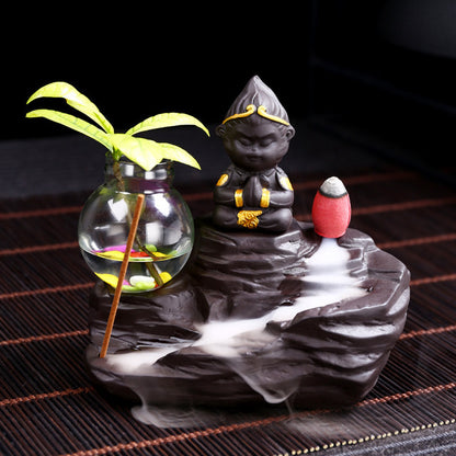 Creative Sun Wukong Ceramic Incense Burner