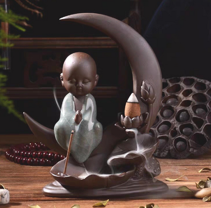 Ceramic Zen Backflow Incense Burner