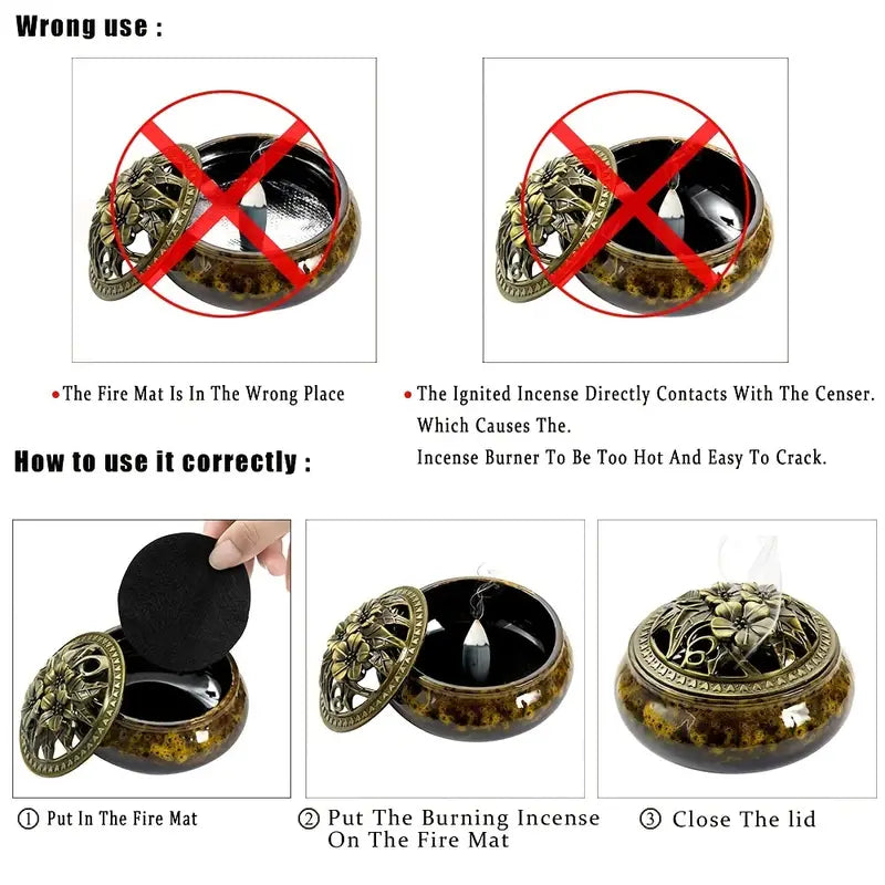 Chinese Ceramic Incense Burner