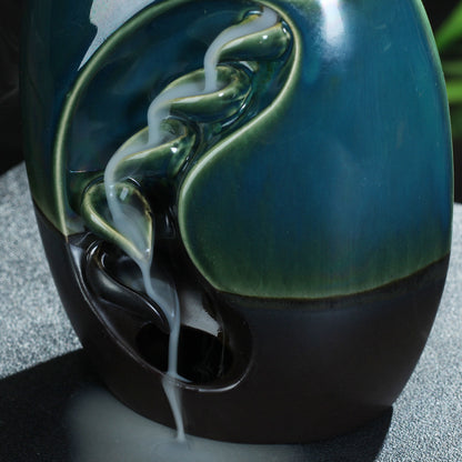 Ceramic Mountain Backflow Incense Burner