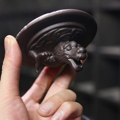 Handmade Purple Clay Backflow Incense Burner
