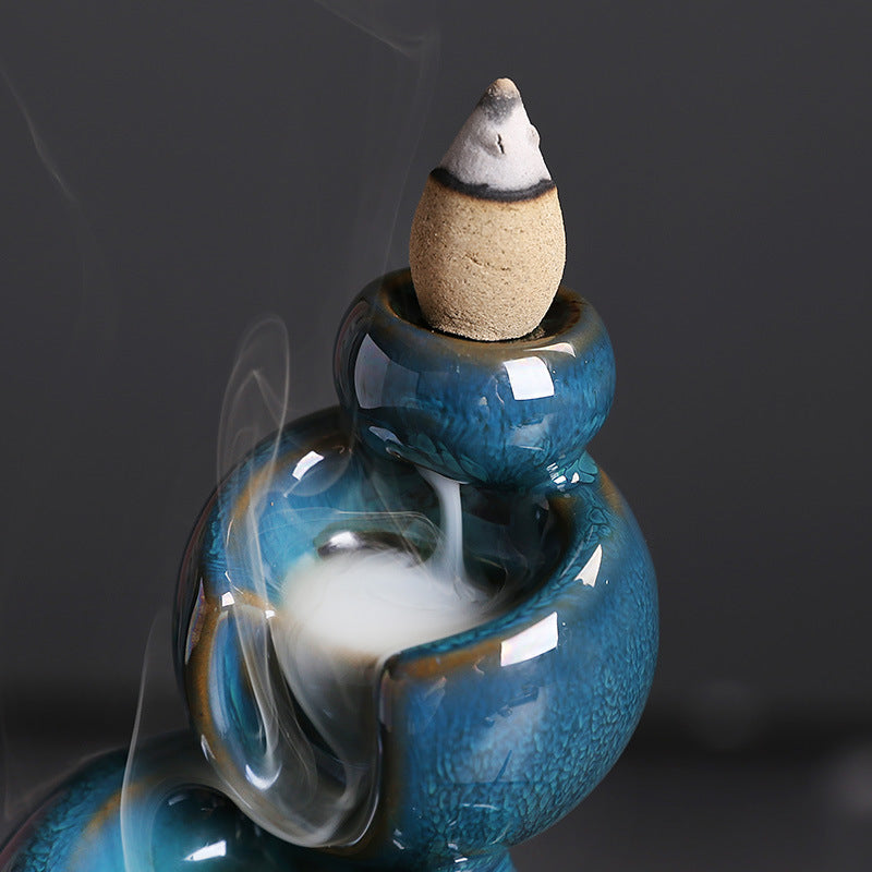 Ceramic Cosmic Backflow Incense Burner