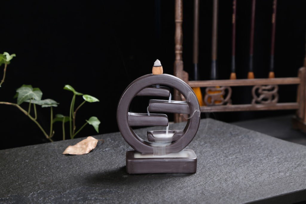 Minimalist Ceramic Backflow Incense Burner