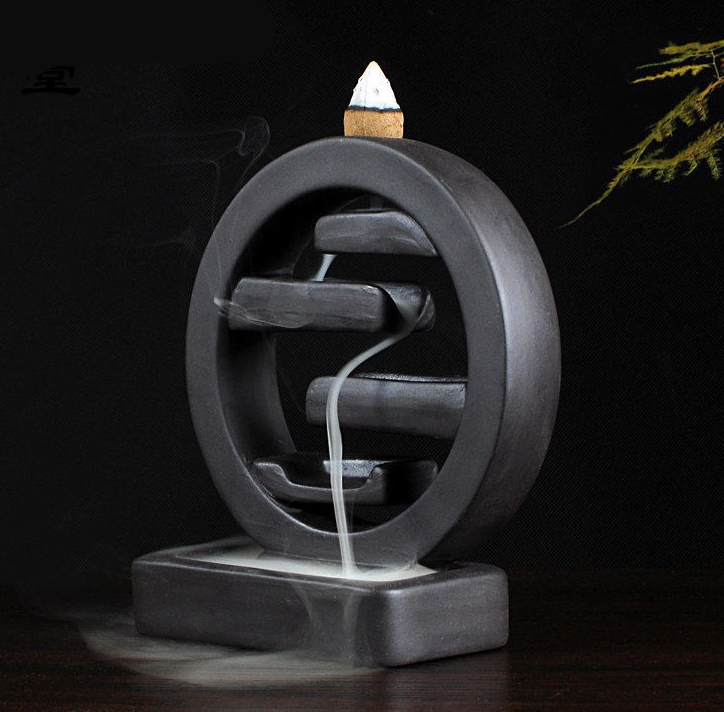 Minimalist Ceramic Backflow Incense Burner