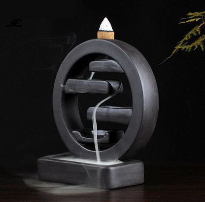 Minimalist Ceramic Backflow Incense Burner