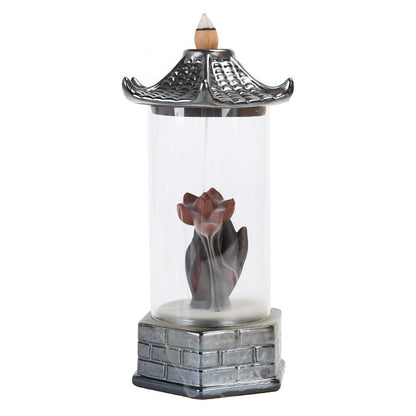 Large Lotus Ceramic Backflow Incense Burner