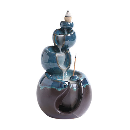 Ceramic Cosmic Backflow Incense Burner