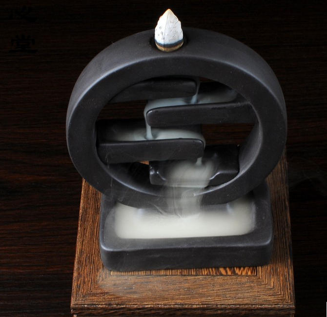 Minimalist Ceramic Backflow Incense Burner