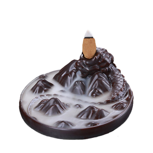 Creative Ceramic Dragon Incense Burner