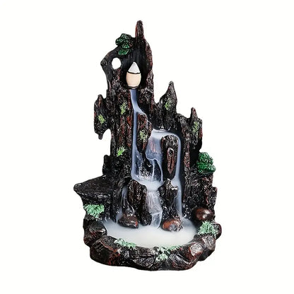 Resin Mountain Backflow Incense Burner