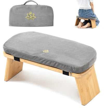 Foldable Bamboo Meditation Bench
